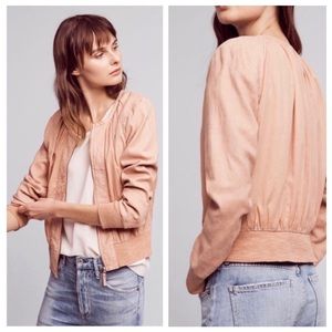 HEI HEI • Hilltop Peach Linen Blend Jacket